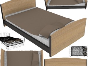 bed 3D Модель