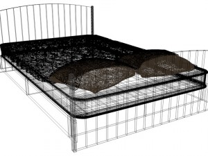 bed 3D Модель