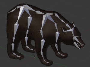 ber ber low poly 3D Modell