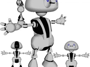 robot roby Modelo 3D