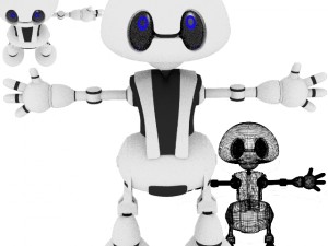 robot roby 3D-Modell