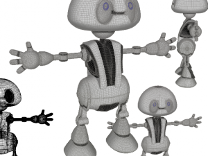 robot roby 3D-Modell