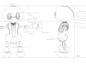 robot roby 3D-Modell
