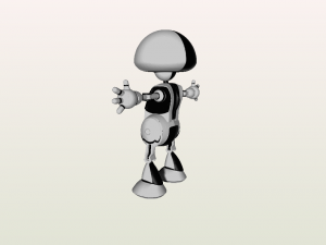 robot roby 3D-Modell