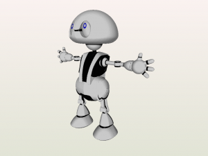 robot roby 3D-Modell