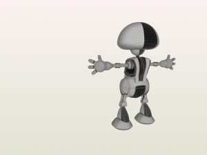 robot roby 3D-Modell