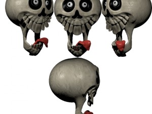 skull Model do druku 3D