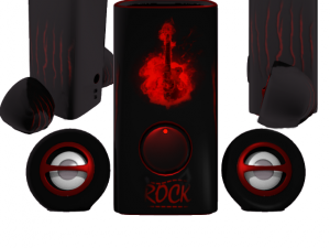 musical speaker rock 3D Model