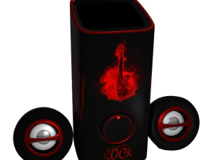 musical speaker rock 3D Model