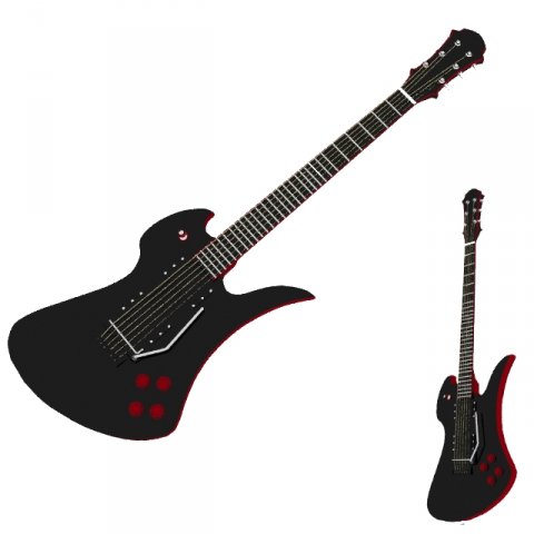 guitarrock Modelo 3D .c4d .max .obj .3ds .fbx .stl .blend 