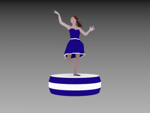 ballerina 3D Print Model