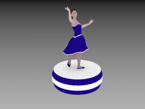 ballerina 3D Принт Модель