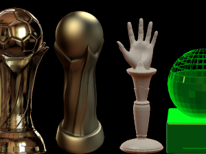 cups Modelo de Impressão 3D