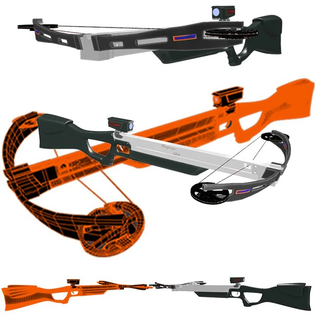 アーバレーブロックボウ 3Dモデル .c4d .max .obj .3ds .fbx .stl .blend 