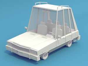Family car Modello 3D