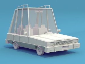 Family car 3D 模型