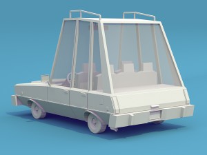 Family car 3D 模型