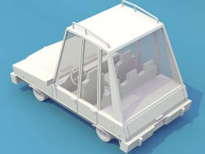 Family car 3D 模型