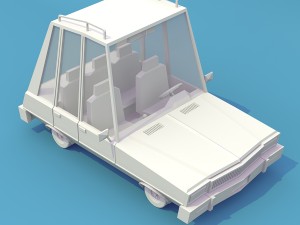 Family car 3D 模型