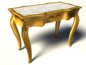 victorian table 3D Model