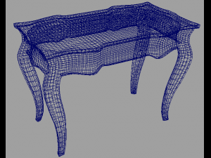 victorian table 3D Model