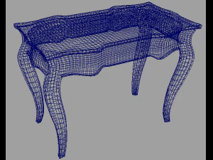victorian table 3D Model