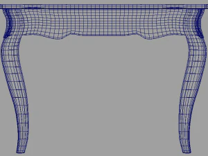 victorian table 3D Model