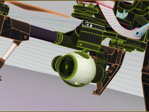 dji inspire 1 quadcopter 3D Model