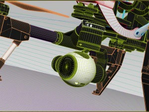 dji inspire 1 quadcopter 3D Model