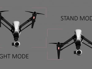 dji inspire 1 quadcopter 3D Model