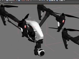 dji inspire 1 quadcopter 3D Model