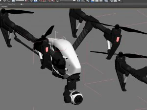 dji inspire 1 quadcopter 3D Model