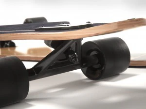 realistic longboard 3D Model