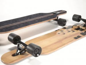 realistic longboard 3D Model