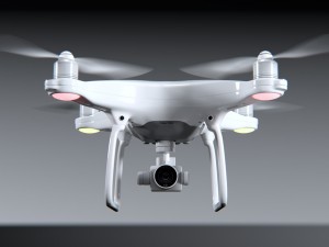 dji phantom 4 quadcopter drone Model 3D