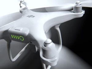 dji phantom 4 quadcopter drone 3D Model