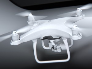 dji phantom 4 quadcopter drone Model 3D