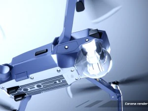dji mavic pro quadcopter 3D Model