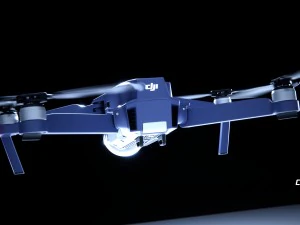 dji mavic pro quadcopter 3D Model
