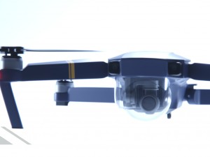 dji mavic pro quadcopter 3D मॉडल
