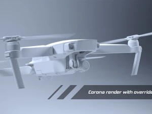 dji mavic pro quadcopter 3D Model