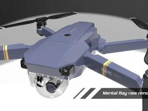 dji mavic pro quadcopter 3D Model