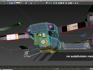 dji mavic pro quadcopter 3D Model