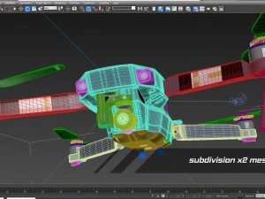 dji mavic pro quadcopter 3D Model
