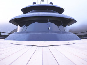 mega yacht complete day and night scenes 3D मॉडल
