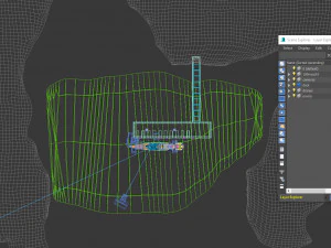 mega yacht complete day and night scenes 3D Model
