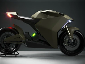 ducati zero electric motorcycle concept 3D Model