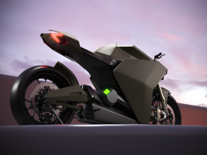 ducati zero electric motorcycle concept Modello 3D