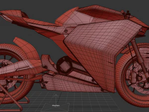 ducati zero electric motorcycle concept 3D Model