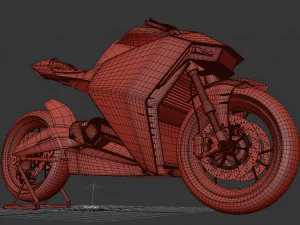 ducati zero electric motorcycle concept 3D Model